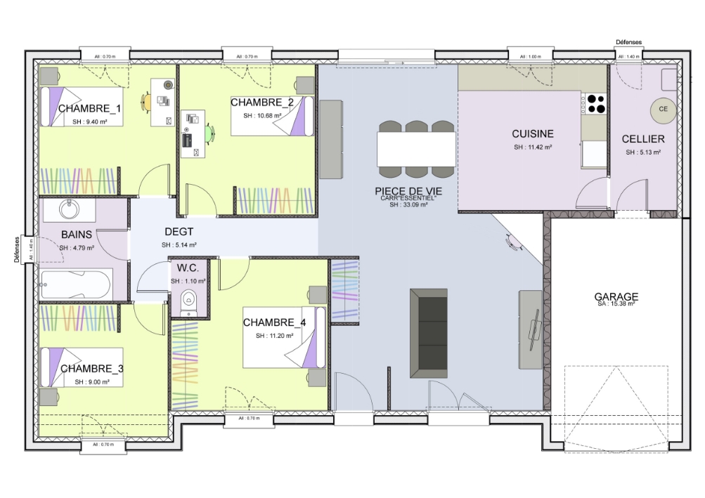 RDV PERRIERE 101m2