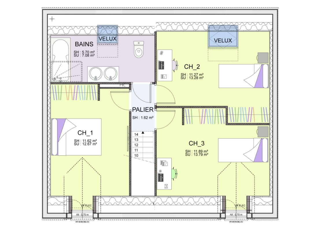 PLAN HERA ETAGE